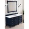 James Martin Vanities Brittany 60in Single Vanity, Victory Blue w/ 3 CM Arctic Fall Solid Surface Top 650-V60S-VBL-3AF - alternate 4
